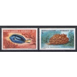 1965 Nouvelle Caledonie - Yvert Posta Aerea n. 77/78  - Pesci - MNH**