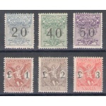 1924 Italia - Regno  - n. 1/6 - Segnatasse Per Vaglia - MNH**