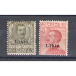 1917-18 Libia, Michetti n. 18/19 - MNH**