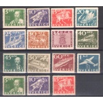 1936 Svezia n. 235/46+235a/237a - Centenario Poste Svedesi - MNH**