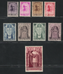 1932 Belgio # 342/350 Cardinal Mercier, 9 valori, MNH** - Sorani