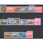 1945 Lubiana - Occupazione Tedesca - Vedute n. 36/51 - 16 valori - MNH**