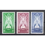 1940-45 IRLANDA, n. 90/92 San Patrizio nuova filigrana MNH**