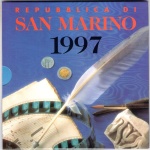 1997 Repubblica  di San Marino, Monete Divisionali , Serie completa FDC