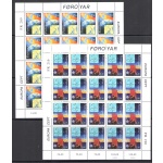 1991 EUROPA CEPT , Faroer 2 Minifogli - MNH**