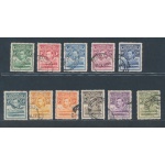1938 Basutoland - Stanley Gibbons n. 18-28 - Serie di 11 valori, usati