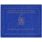2007 Città del Vaticano - 80 Genetliaco di Benedetto XVI, 2 € in folder - FDC