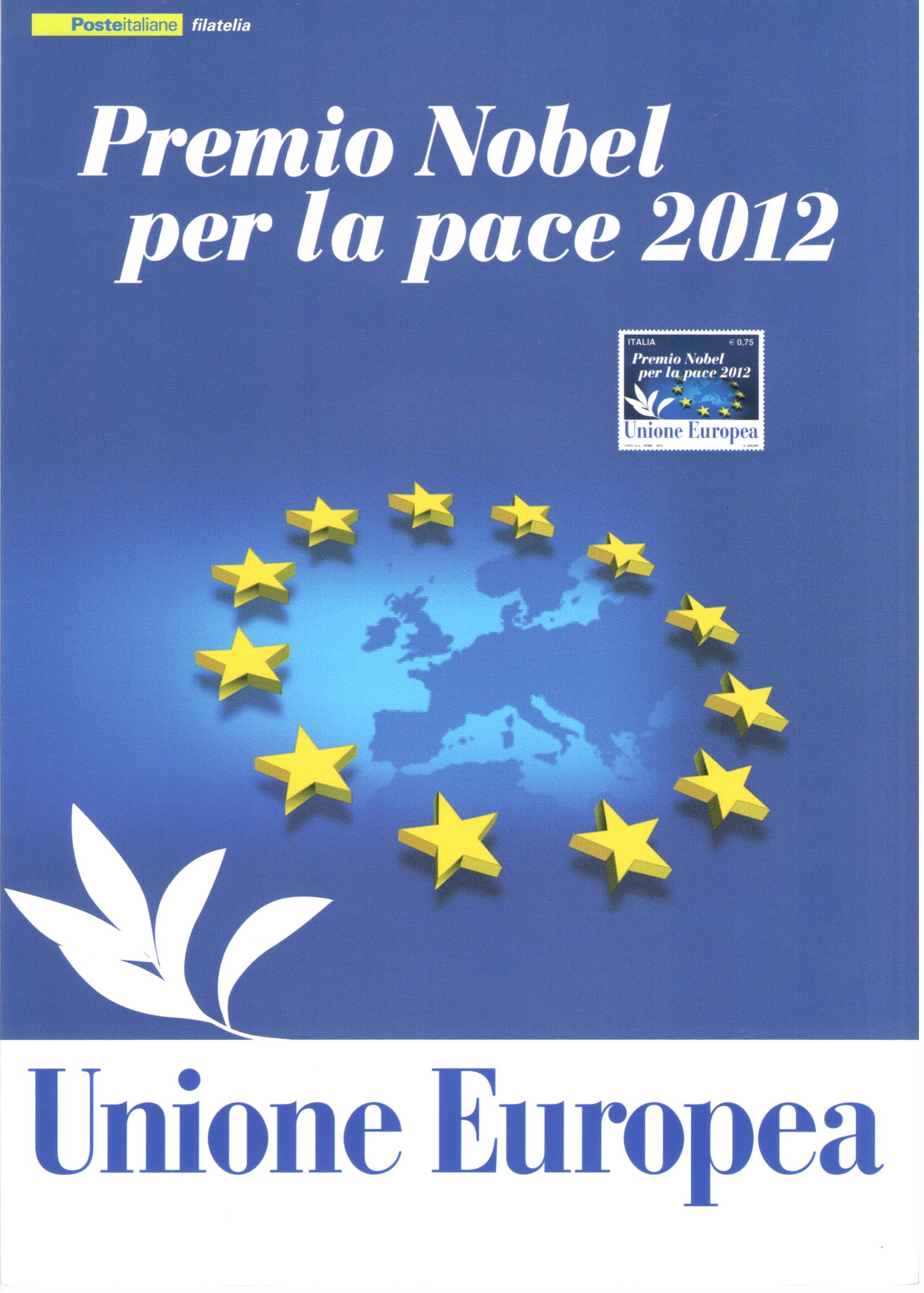 2012 Italia, Repubblica, Folder - Premio Nobel n. 333 - MNH**