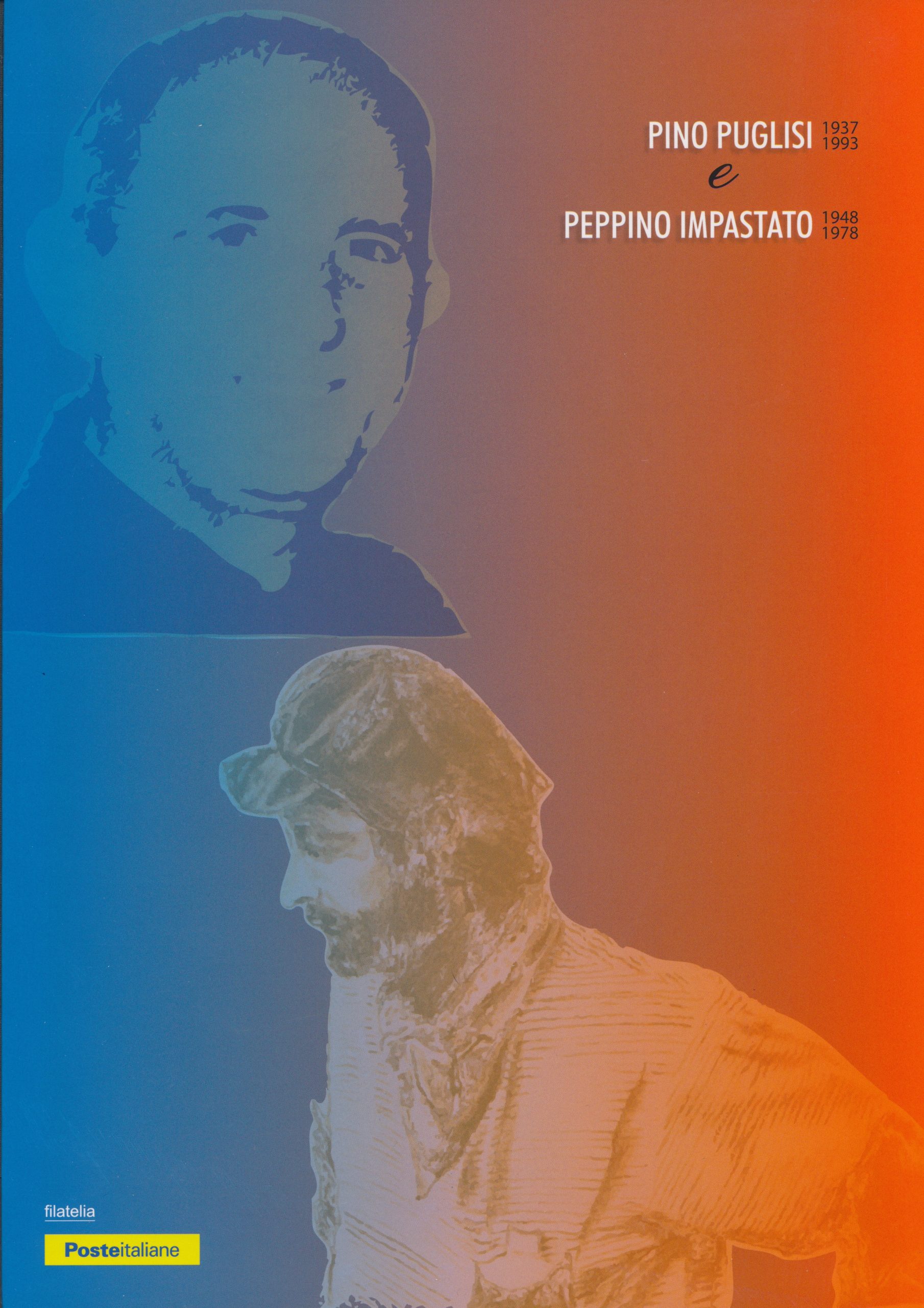 2018 Italia - Repubblica , Folder - Peppino Impastato e Puglisi n. 549 - MNH**