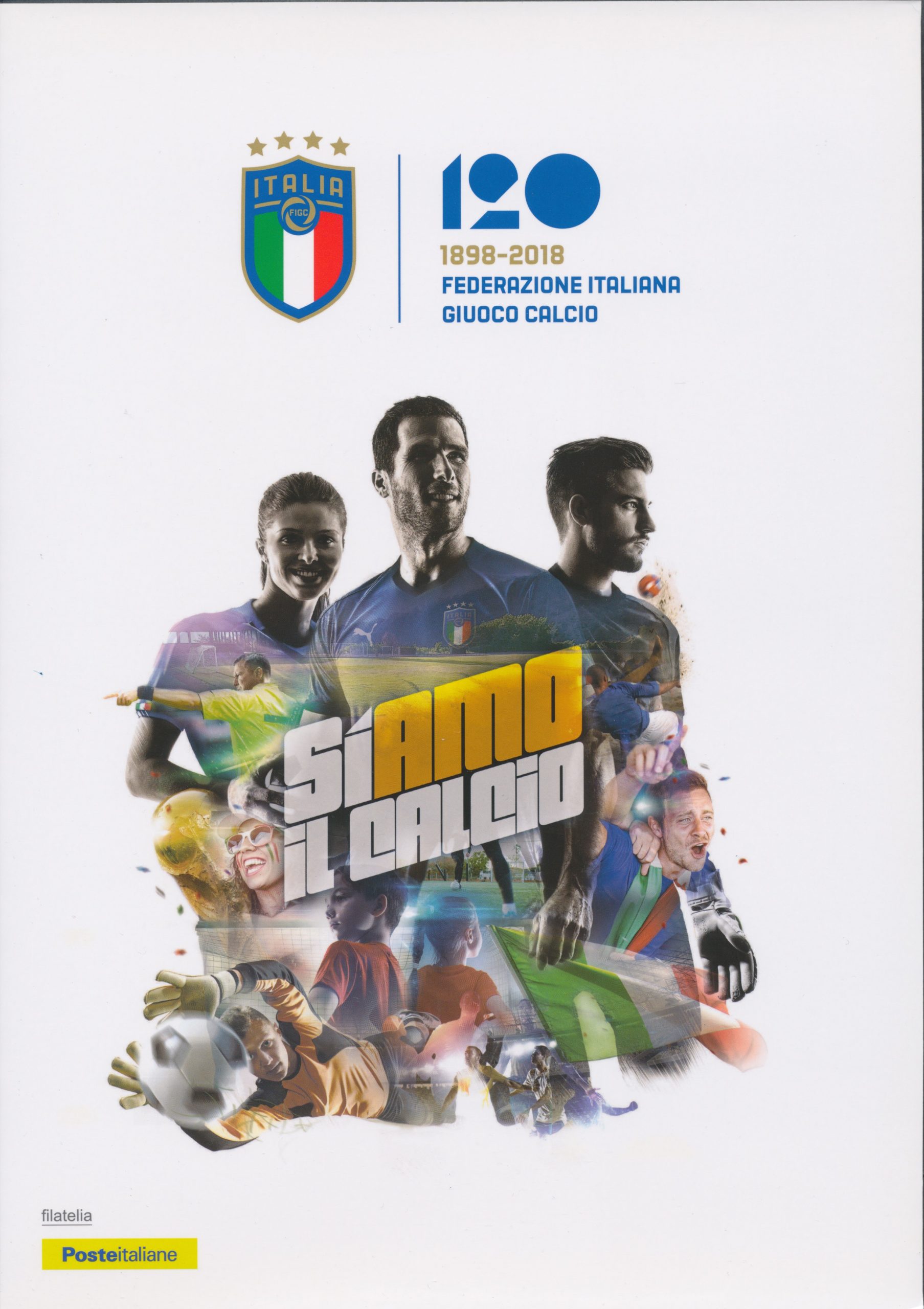 2018 Italia - Repubblica , Folder - Federazione Giuoco Calcio n. 582 - MNH**