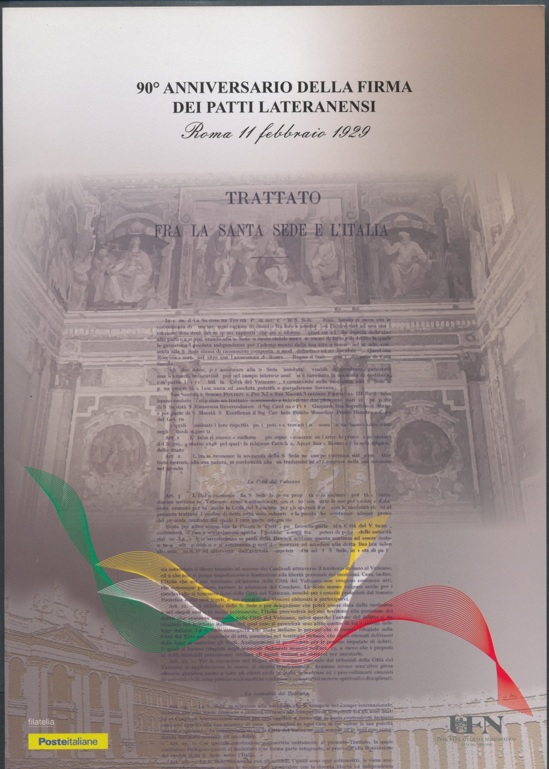 2019 Italia - Repubblica , Folder - Patti Lateranensi n. 635 - MNH**