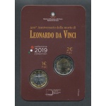 2019 Italia - Repubblica , Folder - Leonardo da Vinci n. 661 - MNH** - immagine 2