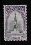 1933 Falkland Stanley Gibbons n. 135 - 2s.6d. black and violet - MLH*