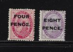 1891 Tonga - Stanley Gibbons n. 5-6 - MH*
