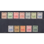 1922-34 Bermuda, Stanley Gibbons n. 77/87 - MH*