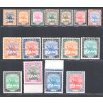 1948  Sudan Postage - SG n. 96/111 , Serie di 16 valori MNH**