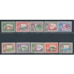 1938/47 Dominica, Giorgio VI, Stanley Gibbons # 99-108, Non completa, MNH**