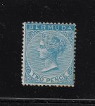 1865-1903 Bermuda, 2d. bright blue, Stanley Gibbons n. 4, MH*