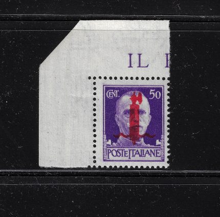 1944 Repubblica Sociale Italiana, 50 cent n. 493BA - MNH**