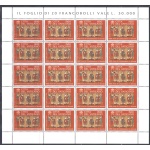 2000 Vaticano, 1 Minifoglio da 20 valori, Islanda n. MF 1193 - MNH**