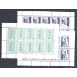 2000 Vaticano, 3 Minifogli da 10 valori , Giovanni Paolo II n. 1208/10 - MNH**