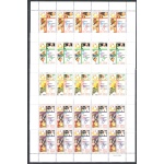 2000 Vaticano, 4 Minifogli da 10 valori , GMG n. 1213/16 - MNH**