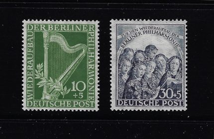 1950 Germania - Berlino - Filarmonica di Berlino - Michel n. 72-73 - MNH**