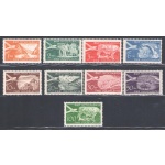 1951-52 JUGOSLAVIA - Posta Aerea - Vedute - Unificato n. A32/40A - MNH**