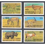 1979 Tchad - WWF Protezione Animali Yvert n. 359/64 - MNH**