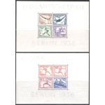 1936 GERMANIA REICH - BF 4/5 Olimpiadi Berlino - MNH**