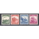 1935 Germania Reich - 100 Anni Ferrovie Tedesche n. 539/42 - MNH**