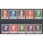 1952 Germania - Berlino - Personaggi Celebri - Michel n. 91/100 - MNH**