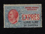 1922 Dalmazia, Soprastampato Lire 1,20 di corona,  Espresso n. 2 , MH*