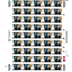 2024 Italia - Silvio Berlusconi, foglio 45 valori - MNH**