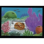 1986 Barbuda, Conchiglie - Foglietto Yvert n. 106 - MNH**
