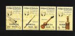 1986 Barbuda, J.S. Bach - Yvert n. 797-800 - MNH**