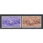 1953 INDIA - Conquista Monte Everest, Stanley Gibbons n. 344/45 - MNH **