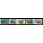 1978 Barbuda - Yvert et Tellier n. 407/11 - Flora e Fauna - MNH**