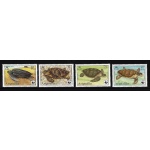 1983 Anguilla, Animali in Pericolo, WWF,  Yvert n. 492a/495a - MNH**