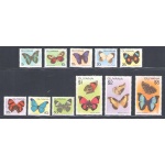 1978 Guyana- Farfalle Yvert n. 523/33 - MNH**
