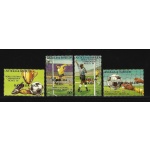 1986 Barbuda, Calcio Messico 86 - Yvert n. 817/20 - MNH**