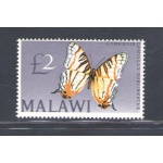 1966-67 Malawi, 2 Sterline malva violetto grigio, Farfalle Yvert # 51 - MNH**