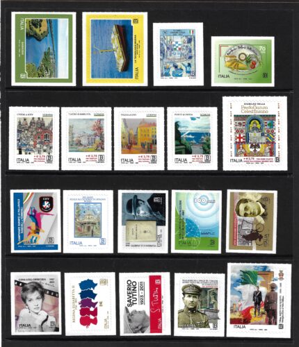 2023 Italia, Annata completa, 94 valori + 6 Foglietti - NO BF Aeronautica, MNH**