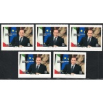 2024 Italia - Silvio Berlusconi, 5 singoli - MNH**