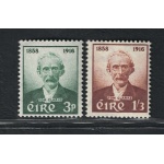 1958 IRLANDA, # 136/37 Thomas J. Clarke, Patriota, MNH**
