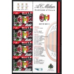 2011 San Marino, Blocco Angolare Figurato Milan # 157 - MNH**