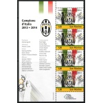 2014 San Marino, Blocco Angolare Figurato Juventus # 175 - MNH**