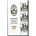 2016 San Marino, Blocco Angolare Figurato Juventus # 178 - MNH**