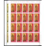 1998 EUROPA CEPT, Vaticano, 2 Minifogli da 20 valori, MNH**