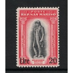 1942 San Marino, Delfico soprastampato # 227, MNH**